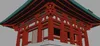 Shrine 3d model without wireframe