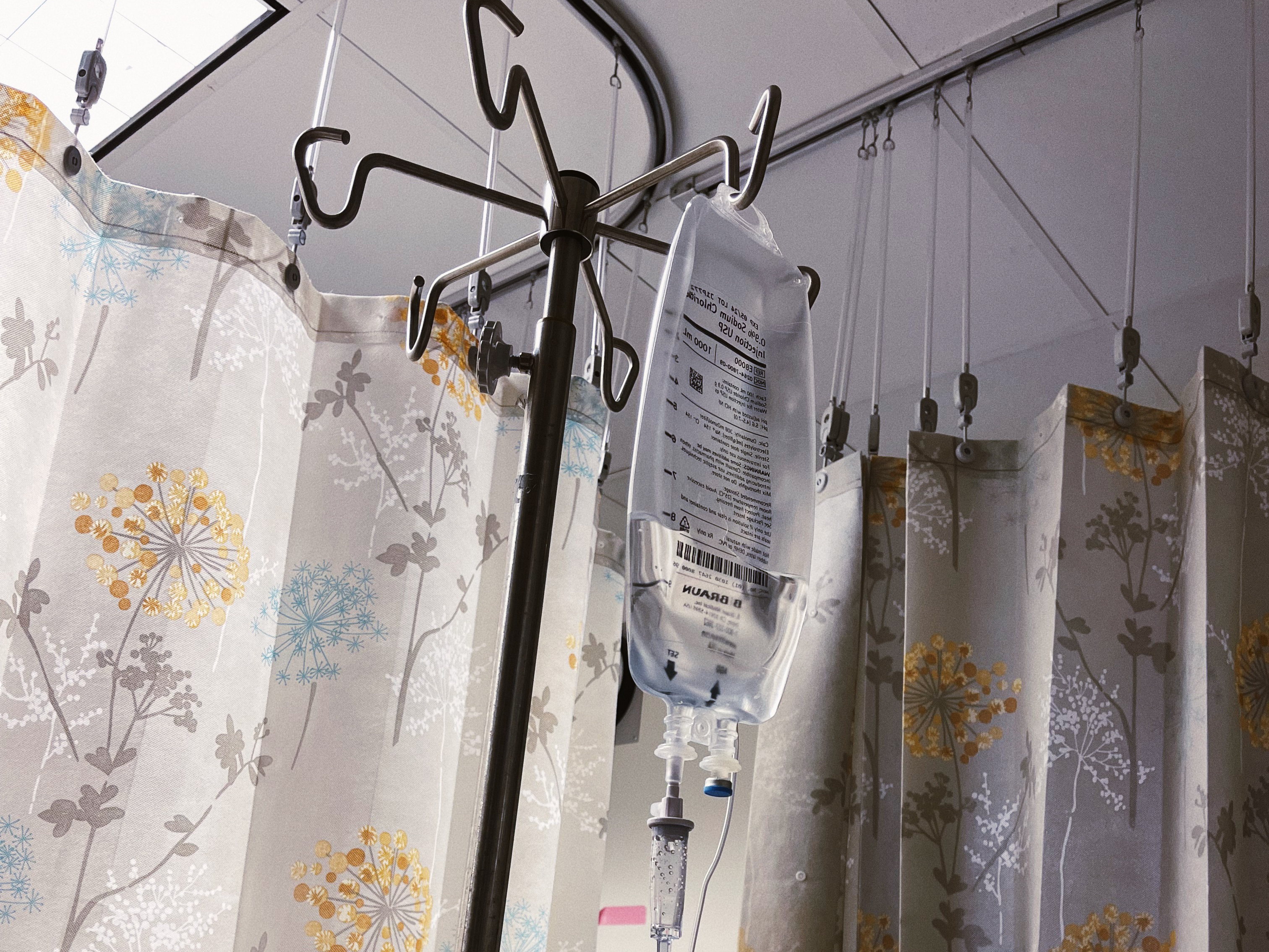 The photo I sent to my family when I went to the ER