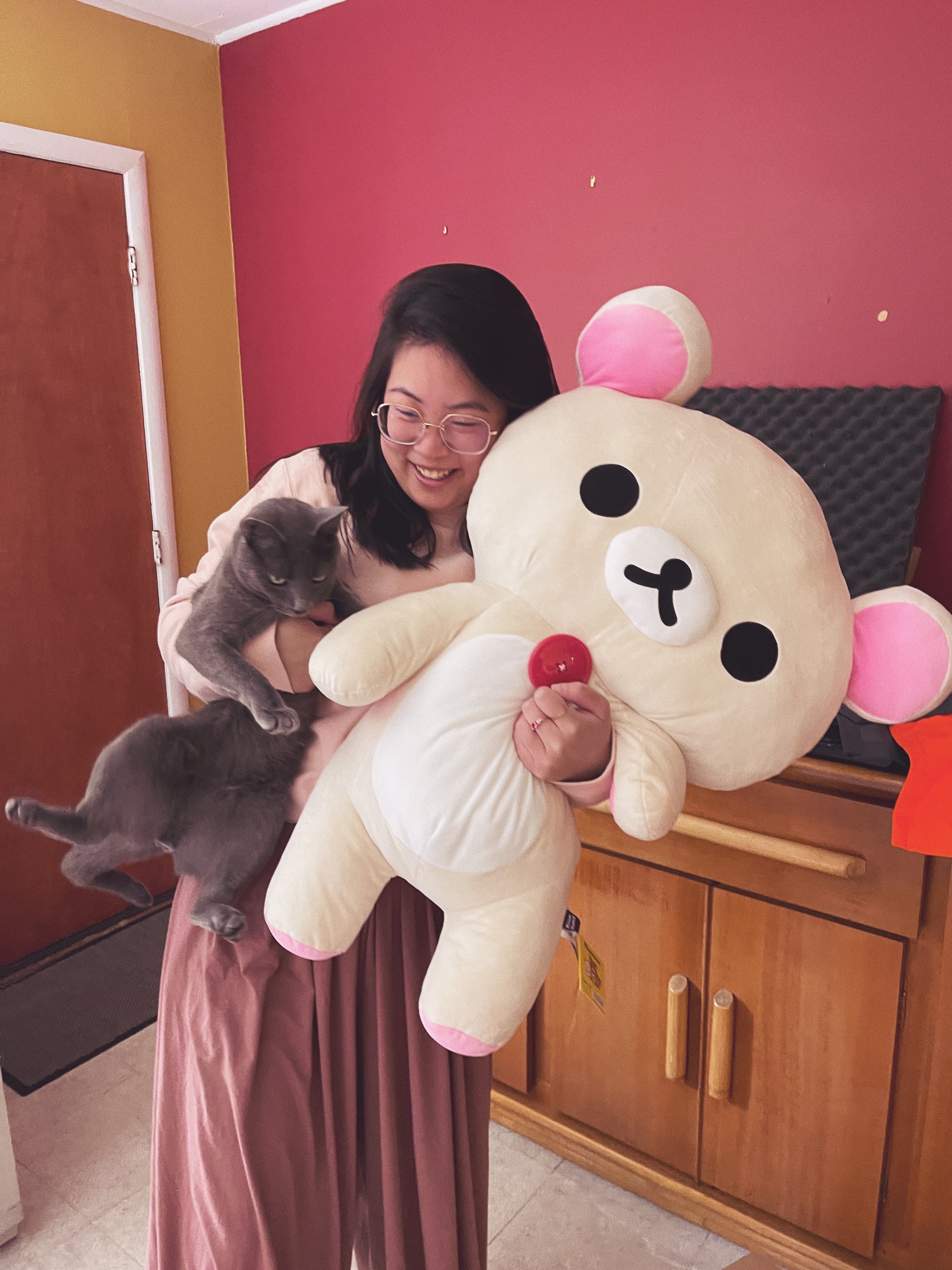 Cat with me and Korilakkuma